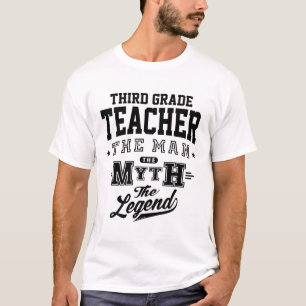 Camiseta Legenda do professor do terceiro grau