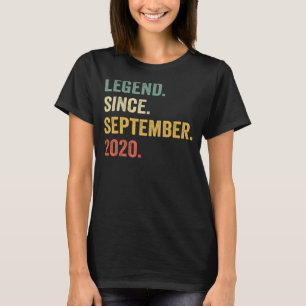 Camiseta Legenda do segundo aniversário com 2 anos desde 2 