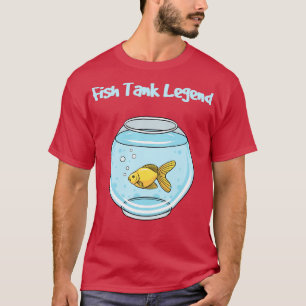 Camiseta Legenda do tanque de peixe do Aquário Detentor