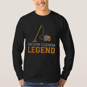 Camiseta Legenda Engraçada Do Vacuum Cleaner