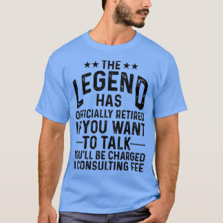 Camiseta Legenda Engraçada Retiree M. Oficialmente Reformad