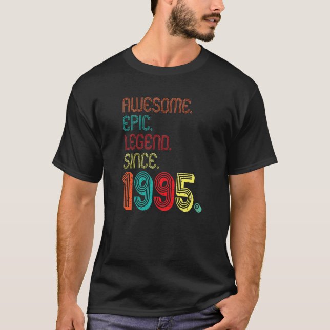Camiseta Legenda Epic Incrível Desde 1995 27 anos 27 anos B (Frente)