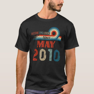 Camiseta Legenda Epic Incrível Desde o Aniversário de 12 de