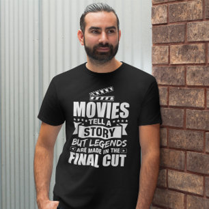 Camiseta Legenda Feita no Corte Final - Editor de Filmes
