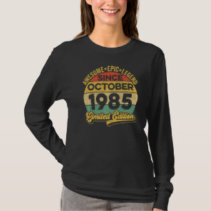 Camiseta Legenda Incrível Desde Outubro De 1985 37 Anos De