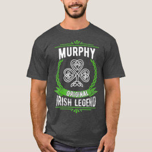 Camiseta Legenda Irlandesa do Dia de São Patrício Murphy 