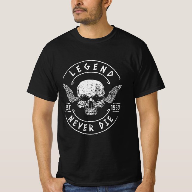 Camiseta Legenda Nunca Morre 1960 (Frente)