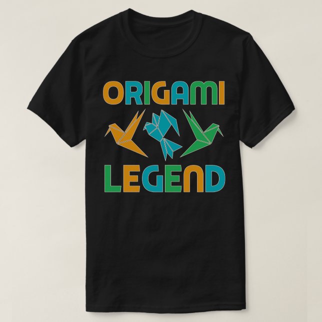 Camiseta Legenda Origami (Frente do Design)