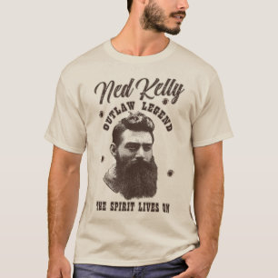Camiseta Legenda Outlaw - Ned Kelly - Austrália Bushranger