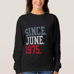 Camiseta Legenda Para Homens Desde Junho De 1975 Junho De 1