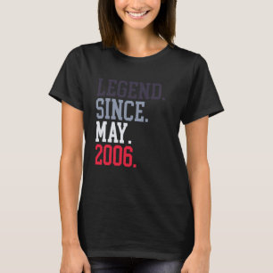 Camiseta Legenda Para Homens Maio De 2006