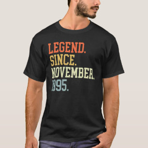 Camiseta Legenda Para Homens Novembro De 1995