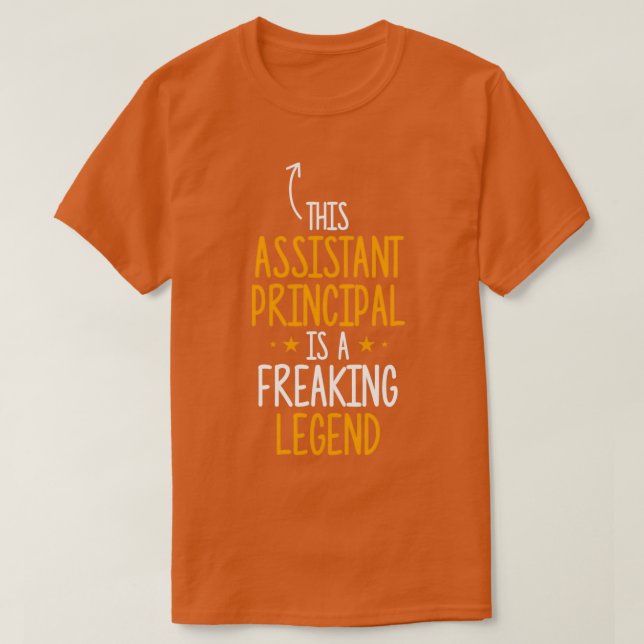 Camiseta Legenda Principal do Assistente (Frente do Design)