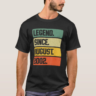 Camiseta Legenda Retroativa Desde Agosto De 2002 21 Anos De
