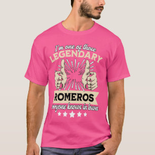 Camiseta Legenda Romero Sobrenome Romero Sobrenome Romero