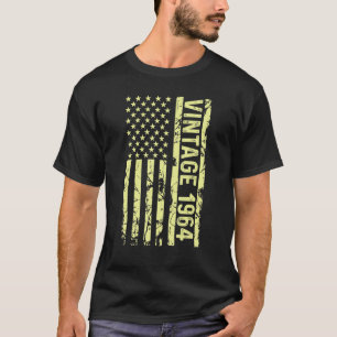 Camiseta Legenda Vintage Bandeira Dos Eua Desde 1964 Para H
