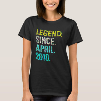 Camiseta Legenda Vintage de 12 anos desde abril de 2010 12