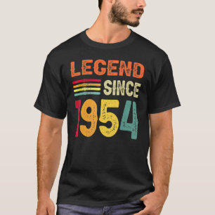 Camiseta Legenda Vintage desde 1954 68º aniversário 68 anos