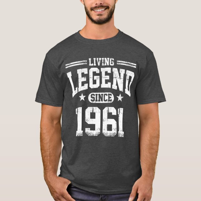 Camiseta Legenda viva desde 1961 (Frente)