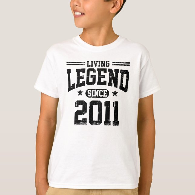 Camiseta Legenda viva desde 2011 (Frente)