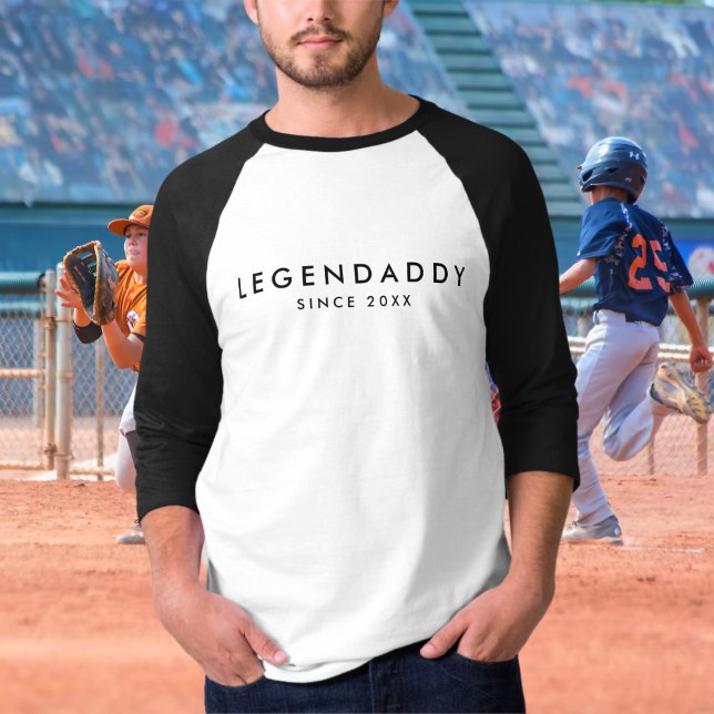 Camiseta Legendaddy desde então para Pais lendários minimal (Criador carregado)