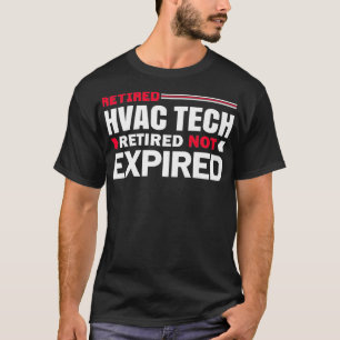 Camiseta Legendário aposentado, o HVAC Tech Legal aposenta