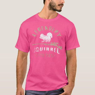 Camiseta Legendário Caçador de Esquilo Unisex Adultos Algod