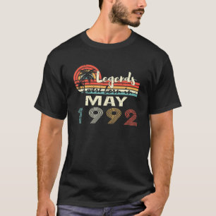 Camiseta Legendário Da aniversário de 30 anos Desde Maio