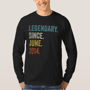 Camiseta Legendário de 8 anos desde junho de 2014 8º aniver
