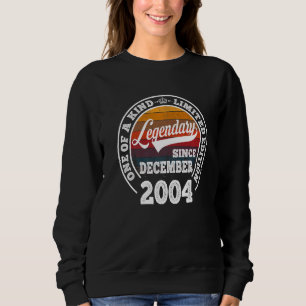 Camiseta Legendário Desde Dezembro De 2004 18º Aniversário