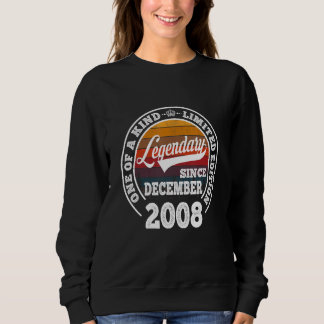 Camiseta Legendário Desde Dezembro De 2008 14 Aniversário 1