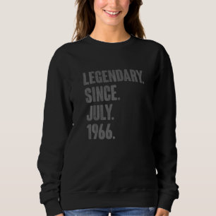 Camiseta Legendário desde julho de 1966 56 anos 56 anos