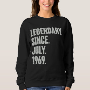 Camiseta Legendário desde julho de 1969 53 anos 53 anos