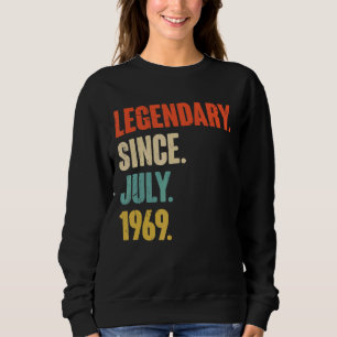 Camiseta Legendário desde julho de 1969 53 anos 53 anos