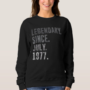 Camiseta Legendário desde julho de 1977 45º aniversário Vin