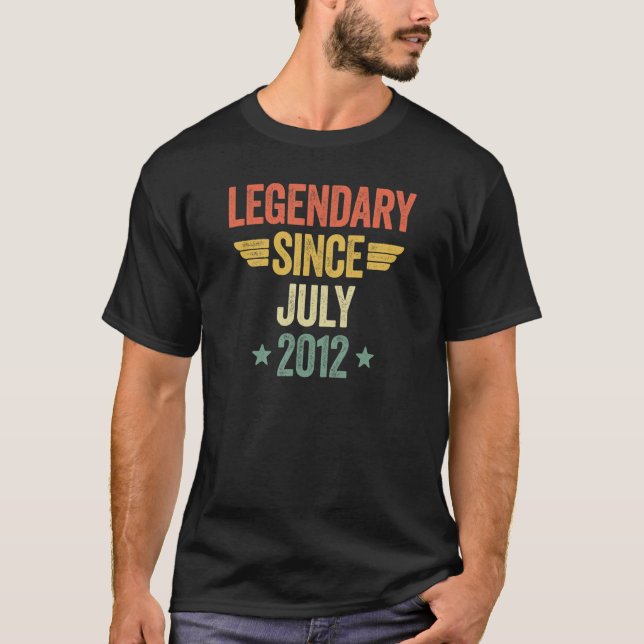 Camiseta Legendário Desde Julho De 2012 (Frente)