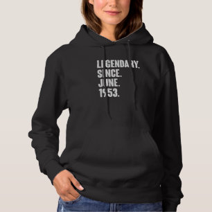 Camiseta Legendário desde junho de 1953 69 anos 69 anos