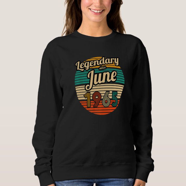 Camiseta Legendário desde junho de 1965 57º Aniversário (Frente)