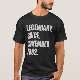 Camiseta Legendário Desde Novembro De 2002 20 Bi De 20 Anos