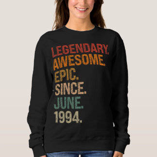 Camiseta Legendário Epic Admirável Desde junho de 1994 28º 