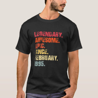 Camiseta Legendário Epic Fantástico Desde Fevereiro De 1995