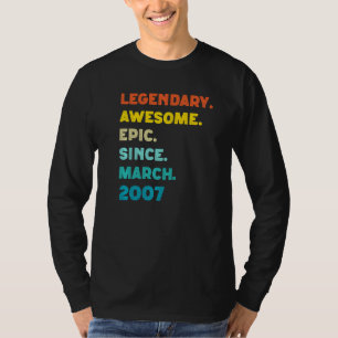 Camiseta Legendário Epic Fantástico Desde Fevereiro De 2007