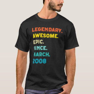 Camiseta Legendário Epic Fantástico Desde Fevereiro De 2008