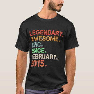 Camiseta Legendário Epic Fantástico Desde Fevereiro De 2015