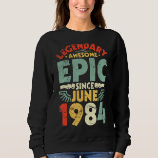 Camiseta Legendário Epic Fantástico Desde Junho De 1984 Ani