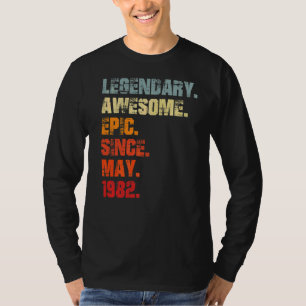 Camiseta Legendário Epic Incrível Desde Maio De 1982