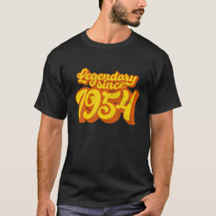 Camiseta Legendário Retroativo Desde 1954 68 Anos 68 Anos N