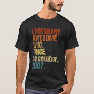 Camiseta Legendário Retroativo Desde Dezembro De 2007 T Shi