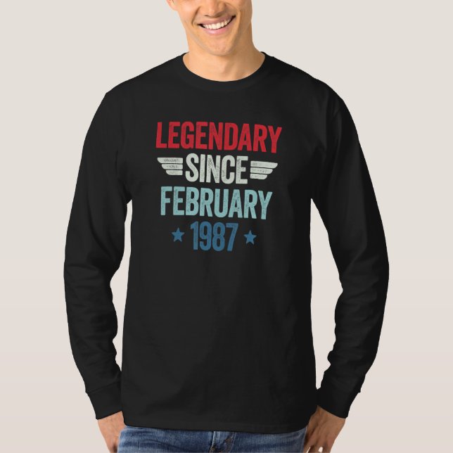 Camiseta Legendary Since February 1987_1 (Frente)