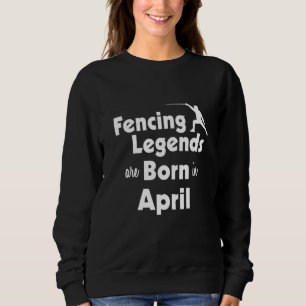 Camiseta Legendas De Esgrima São Nasceres Em Abril, Legal F